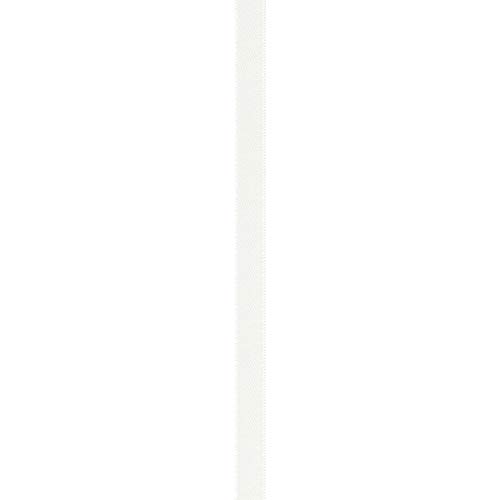 Image of Berwick 061138 3 /8 inch Wide Single Face Satin Ribbon, White, 6 Yds