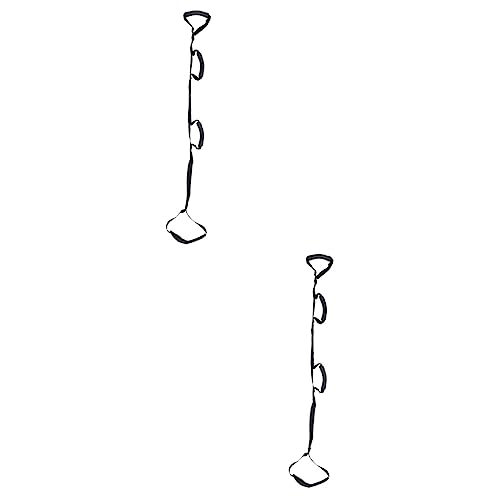 Didiseaon 2pcs Leg Lifting Belt Hip Kit Leg Loop Lifter Training Belt for Leg Lifting Leg Lifting Auxiliary Belt Disabled Patients Accessories Disabled Leg Auxiliary Belt Grabber Nylon Black