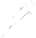 Dieter Eisele Plattfisch Schleppsystem 70cm 0,40mm - Vorfach für Scholle, Vorfächer für Plattfische, Schollenvorfach Meeressystem