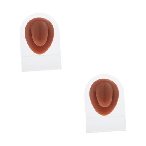 Silicone pour langue Ciieeo : 2 pièces de texture réaliste pour l'apprentissage
