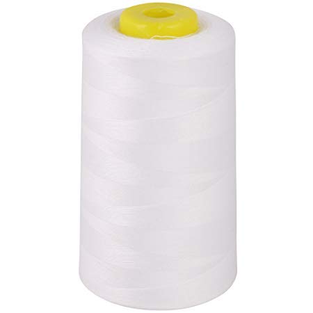 Overlocking Sewing Machine Thread Set - 4 Cones, White