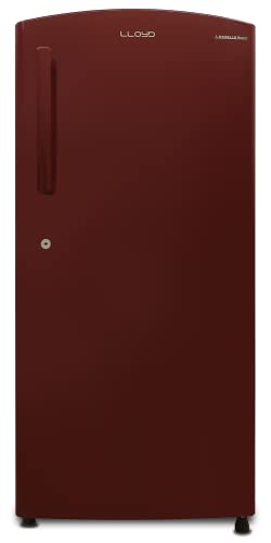 Image of Lloyd Havells- 225L 2 Star Direct Cool Single Door Refrigerator - Royal Red With Fast Ice Making, Stabilizer Free Operation Gldc242Srrt2Eb