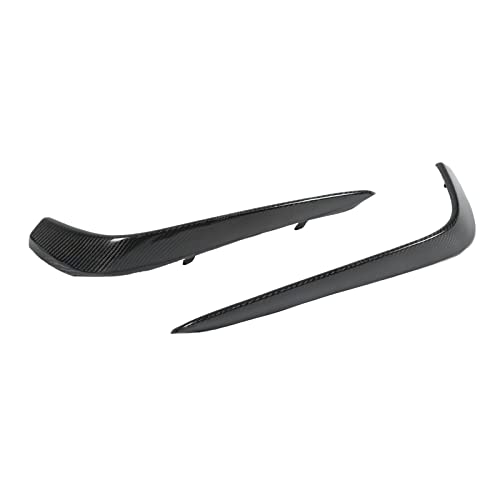 Capa para aletas de farol de neblina, divisor de luz frontal de fibra de carbono elegante Colorfast