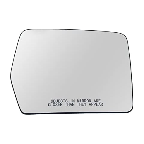 Right Passenger Side Heated Mirror Glass Replacement For 2011 2012 2013 2014 Ford F150 Passenger Side Mirror - for Ford F150 Side Mirror Glass With Rear Holder - Replace 4L3Z-17K707-DA Cover