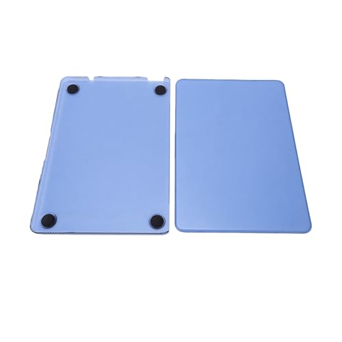 Carcasa rígida transparente azul de 13" con película de teclado antiarañazos 4