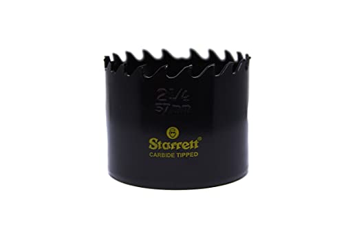 Starrett Tungsten Carbide Tipped Hole Saw, CT214 Deep Cut Holesaw Cutter