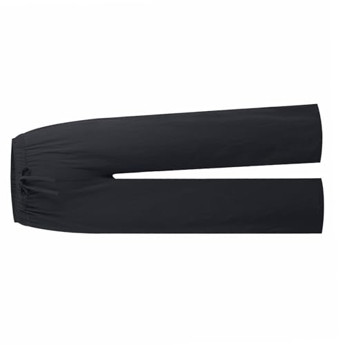 Pantalon fluide noir femme jambes larges fini l'inconfort