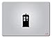 Artstickers. Autocollant pour ordinateur portable 11" et 13" Motif Doctor Who Tardis Small. Autocollant pour MacBook Pro Air Mac. Couleur : noir. Cadeau Spilart, marque déposée.