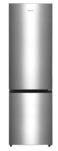 INFINITON Frigorifico Combi FGC-340C20XEN, 340 Litros, 200 cm de Altura, Tecnología No Frost Total,Fast Cooling y Fast Freezing,Iluminación LED interior, E, Inox