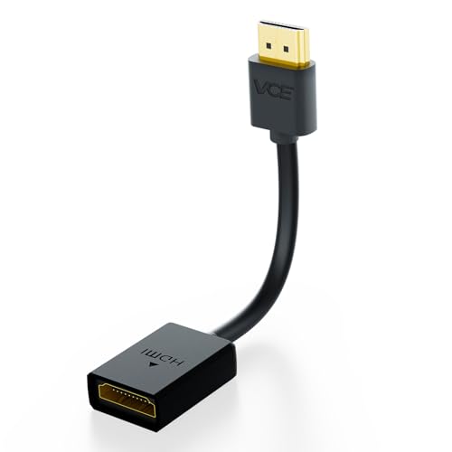VCELINK HDMI Verl&auml;ngerung HDMI Verl&auml;ngerungskabel Extension TV Stick Adapterkabel Hochgeschwindigkeits 12cm 1 St&uuml;ck &hellip;