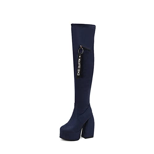 Bottes de mode 14cm à talons hauts pour rayonner lors de vos soirées d'hiver