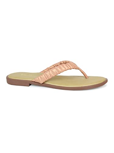 Image of Inc.5 Womens 101018 Peach Flat Sandal