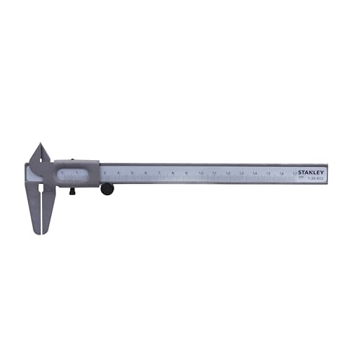 Image of STANLEY 1-35-603 Steel Vernier Calipers, 150 mm, 1 /10 wheel, milimeter measuring for accuracy