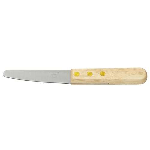 Winco KCL-3 7.5-Inch Oyster/Clam Knife with 3.5-Inch Blade, Medium, Stainless Steel, Tan