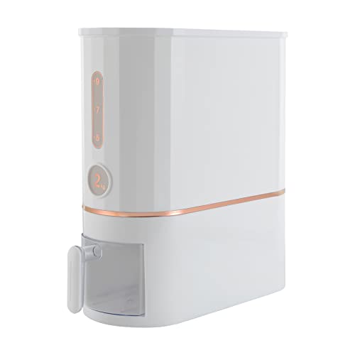 lkoewqzamx Rice Dispenser, Dry Food Beans Dispenser, 22lbs Rice Air Tight Storage, Large Dry Food Dispenser With Cup, For Beans, Cereals, Perfect For Kitchen Pantry Organization