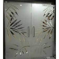 Jagdamba Interiors - Glass fixtures for Offices and Homes with Modern Fancy Designs (4 x 7),Transparent