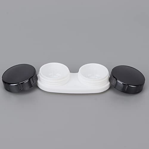 Kit de estojo de lentes de contato com pinça removedor frasco de solução em bastão, porta-recipiente