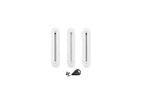 Calidad Liquida Future Fin. Liquida Thruster Future Fin Plugs incluye llave fina y tornillos, (blanco)