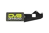 DV8 Offroad Rear License Plate Relocation Bracket for 2021-2026 Ford Bronco | Bolts to OEM Tire Carrier & Corner Bolts | Compatible with Aftermarket Rear Bumper | Quick & Easy Installation