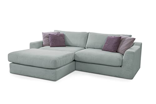 Fiona Angolo 277 x 90 x 199 cm larghezza x altezza x profondità grigio blu