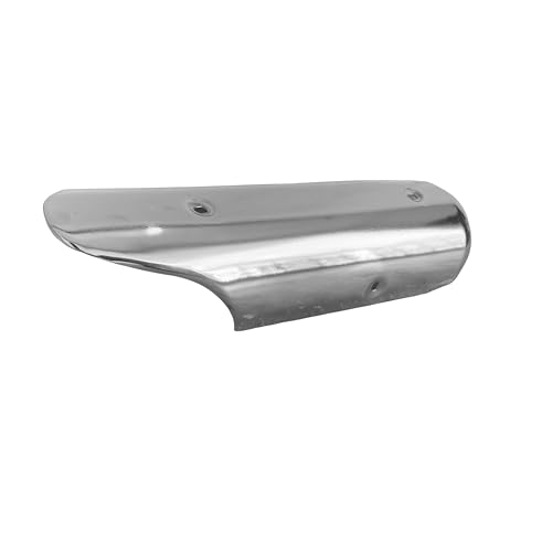 Image of EAZ Silencer Plate Cover for Royal Enfield Classic Standard Electra (Chrome,BS3 /BS4)