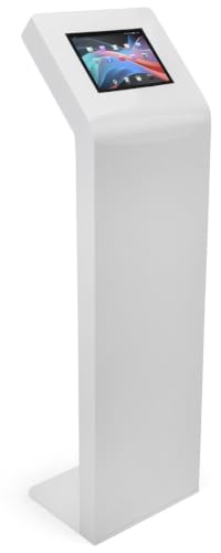 Image of Displays2go 10 Inch Tablet Floor Stand, Fits 9.7 to 10.5 Inch Devices - (IPGRAND9WH)