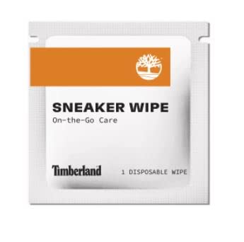 Timberland Sneaker Wipe - 8 Einweg-Tücher zum Reinigen Ihrer Schuhe/Sneaker/Accessoires/Leder, kein Nubuk, durchsichtig, 8 salviette detergenti monodose