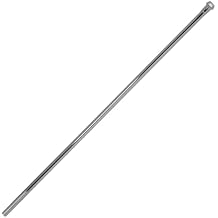Westbrass D120-26 3/8" x 20" Annealed Brass Bullnose Faucet Riser, Polished Chrome
