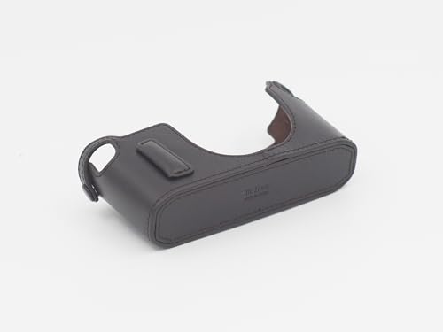 Funda de Cuero Marrón Oscuro para Cámara Canon P o Canon 7 miniatura 7