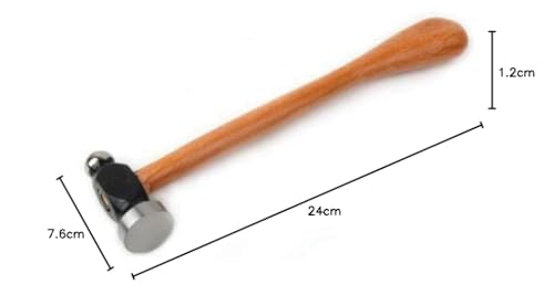 Image of Heavy-Duty Versatile Hammer's - Premium Forged Fitter's Hammers, 6-in-1 Multi-Tool & Jewelry Mallet | Professional Grade Tools for Engineering, Carpentry & DIY Crafts (Jewelry Sizing Hammer)