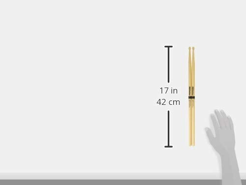Promark Rebound 7A Hickory Drumsticks, Acorn Wood Tip, One Pair #TOP5
