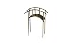 G & F MiniGardenn 10030 Miniature Fairy Garden Mini Bridge, Rustic