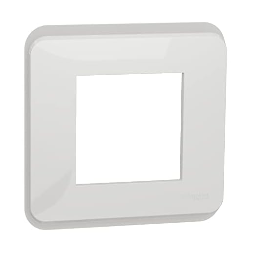 Unica Pro - plaque de finition - Blanc - 1 poste