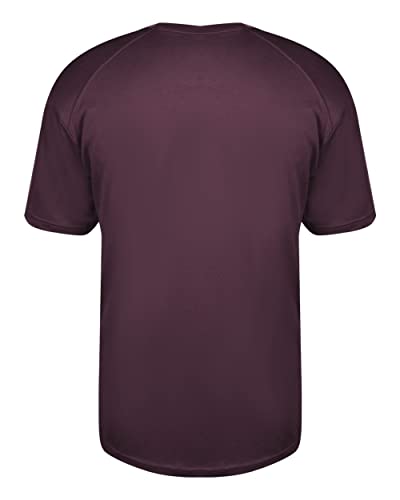 Badger Sports B-Core V-Neck Tee Maroon 2X-Large
