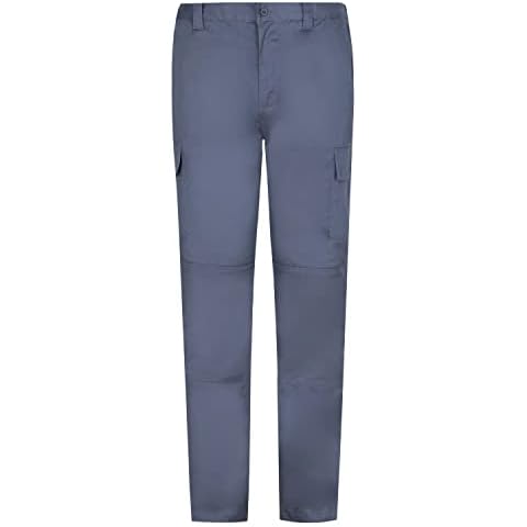 MISEMIYA Pantalón Hombre Trabajo Multibolsillo Gris Cover