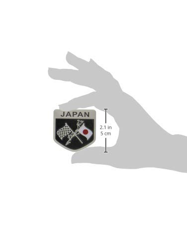 Amazon.co.jp: 東洋マーク アルミエンブレム JAPAN フラッグ