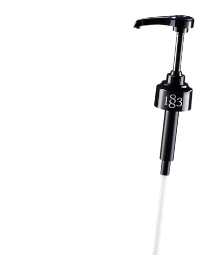 1883 syrup pump  compatible with 1 liter 1883 glass bottles  precision dispenser for 1883 coffee syrups pack of 1