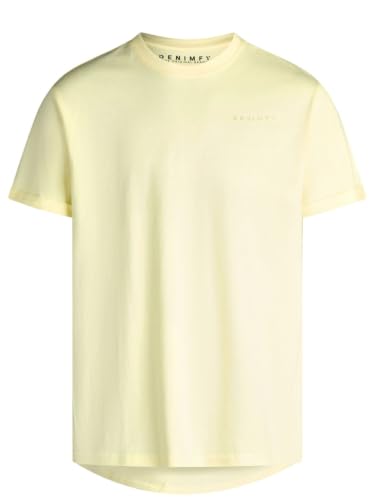 DENIMFY Tshirt Herren Regular Fit DFDiego 3er Set Pack Logo Stick Rundhals Kurzarm Sommer Tee Shirt, Größe:S, Farbe:Pack 4 (Yellow, Peach… – Ansicht 6