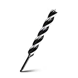 1' x 12' Auger Drill Bit for Wood, Hex Shank Tri Flute Ship...