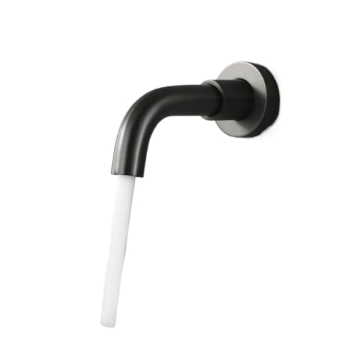 Robinet de lavabo noir mat en laiton résistant à la corrosion