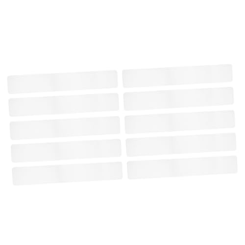 KOMBIUDA Tiras Antideslizantes Para Escaleras y Baño, Pegatinas De Seguridad Transparentes Peva, 15x61 Cm, 10 Unidades, Para Suelos De Ducha y Bañera, Resistentes y Duraderas, Uso Doméstico