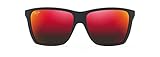 Moderne : Les lunettes unisexe de MAUI JIM (modèle Cruzem) en Black pour accompagner votre style au quotidien