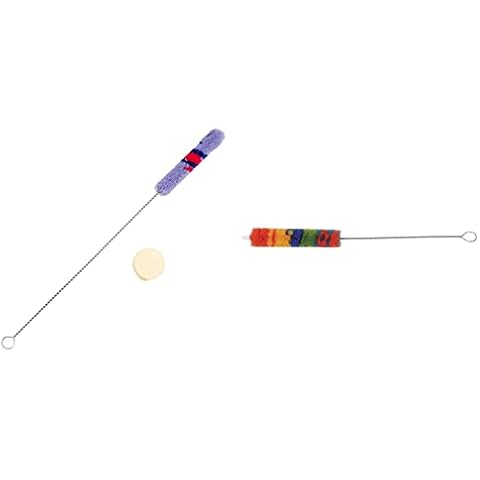 CASCHA HH 2132 Flötenwischer mit Korkfett für Sopran Blockflöten, Flötenputzer, Flöten Zubehör, Flötenreiniger, Cork Grease, Korkenfett, Reinigungsset für Flöten & GEWA Wischer für Sopran Blockflöte Cover