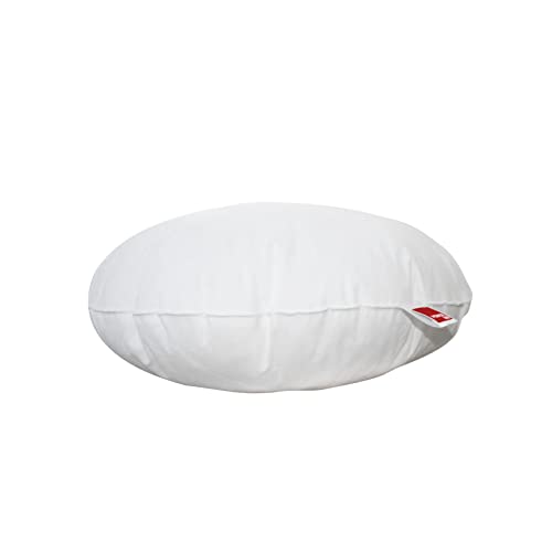 POWER INN – Innenkissen Baumwolle | 40 cm - Rund | Waschbares Kisseninlett als Dekokissen, Sofakissen und Kopfkissen | gefüllt mit Oeko Tex 100 Füllwatte (1, 40 cm)