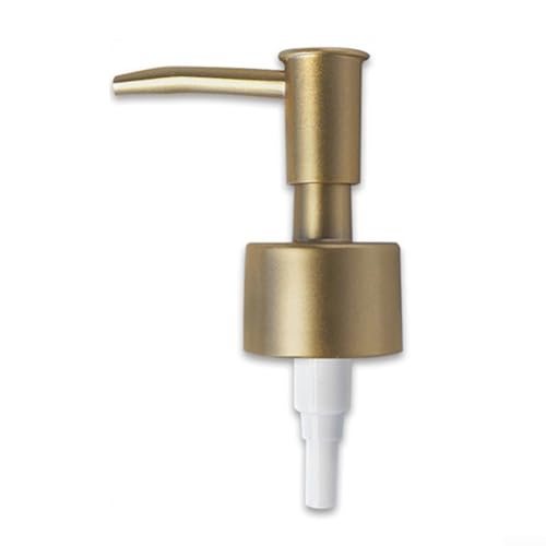 Soap Dispenser Pump Replacement, Soap and Lotion Dispenser Replacement Pump Head Hand Soap Dispenser Top for Lotion Bottle(Brushed Gold)