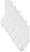 Hanes Men's 6-Pack Ultimate FreshIQ Crew Socks, White, Sock Size 10-13 (Shoe Size 6-12)