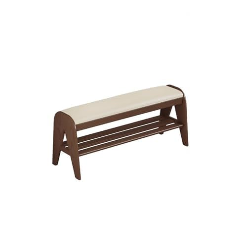Banc à chaussures d'entrée mince petit espace meuble de rangement couloir