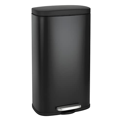 SVITA TQ30 Mülleimer Treteimer Abfalleimer 30L Inneneimer rund Kücheneimer 30L (Schwarz)