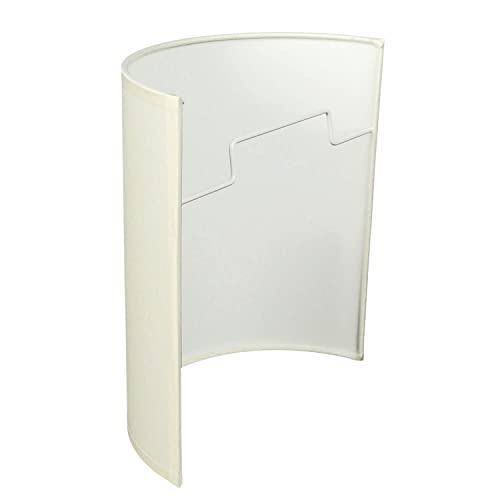 Licht-Erlebnisse Applique murale Blanc Crème, abat-jour en tissu, lampe murale E27, H:23 cm, luminaire Up Down, faible éblouissement, confortable, salon, applique murale chambre à coucher – vue 7
