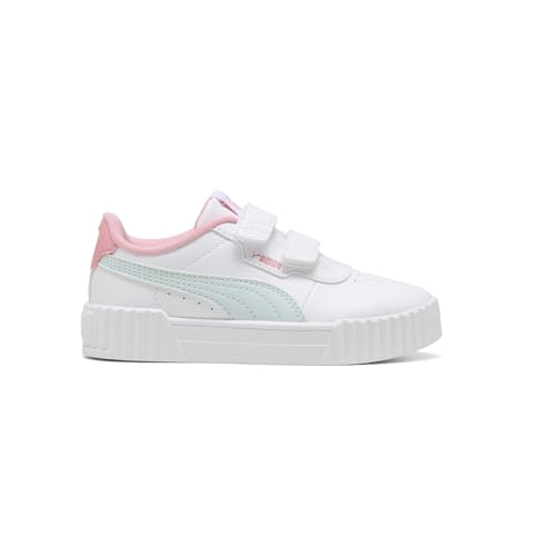 PUMA Kids Girls Carina 3.0 Easy On Sneakers Shoes Casual - White - Size 1.5 M